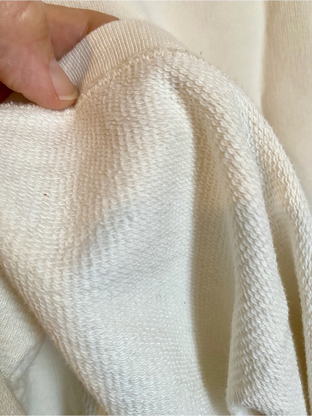 COS Cream French Terry Cotton Sleeveless Top Made in Portugal Medium - Picture 7 of 10
